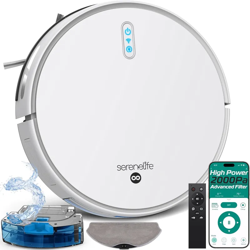 Serenelife SereneLife PUCRVACX200WT robot vacuum